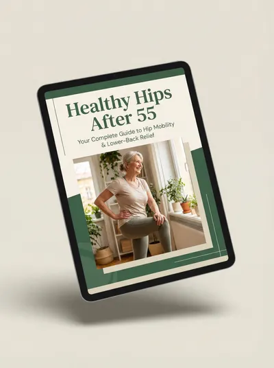 Healthy Hips After 55 digital guide ebook cover
